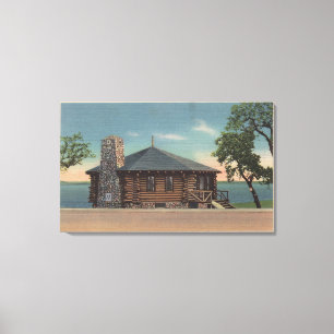 Toile Bemidji, MN - Vue de la cheminée des États Bldg