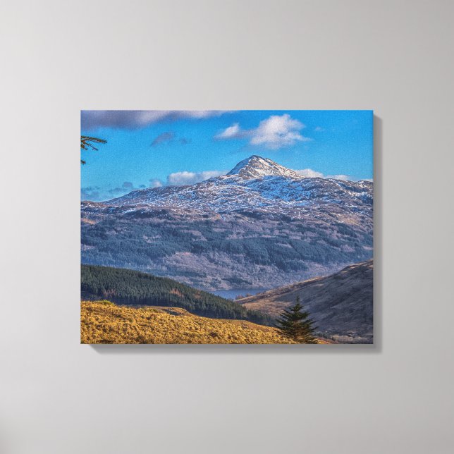Toile Ben Lomond, Loch Lomond Scotland (Recto)