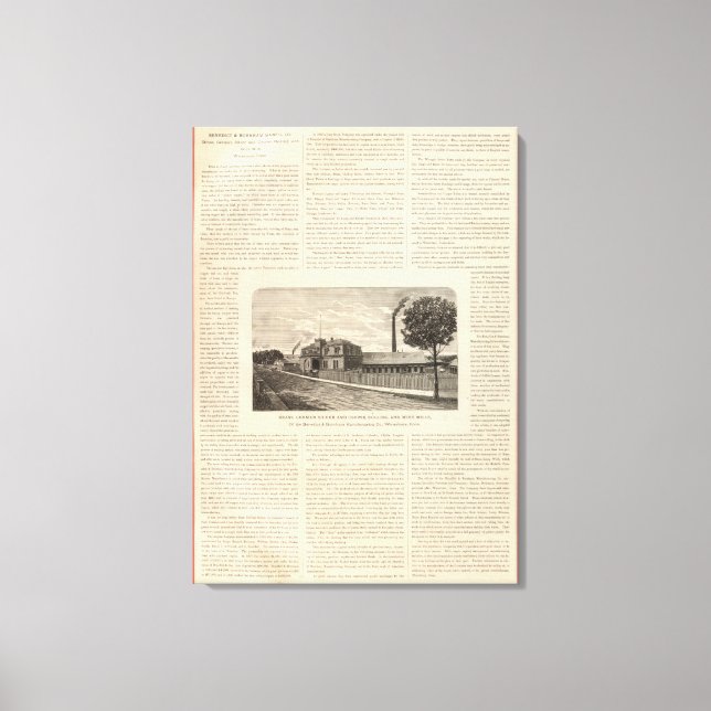 Toile Benedict et Burnham (Recto)