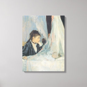 Toile Berceau par Berthe Morisot, Impressionnisme Vintag