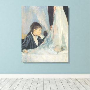 Toile Berceau par Berthe Morisot, Impressionnisme Vintag