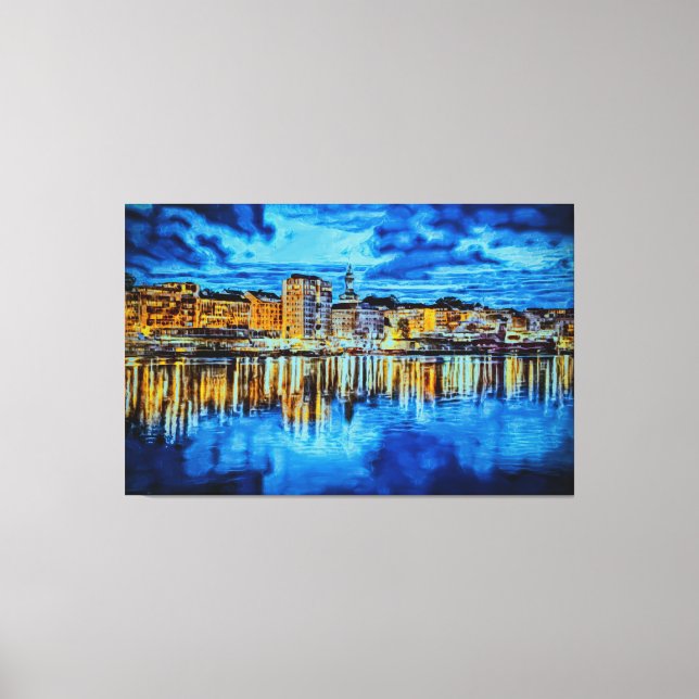 TOILE BERGEN - NORVÈGE - LA PORTE DES FJORDS (Recto)