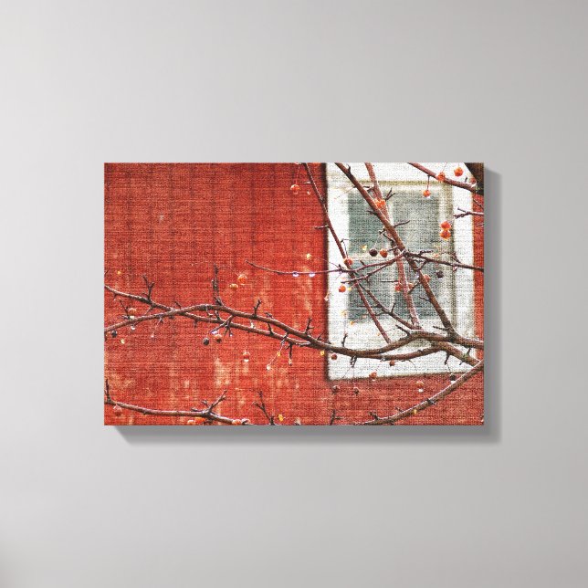 Toile Berries et Grange (Recto)