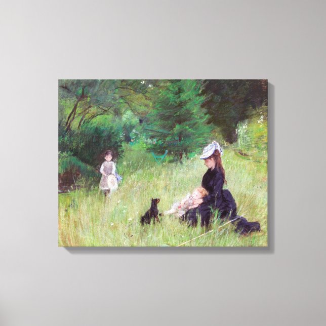 Toile Berthe Morisot - Dans un parc (Recto)