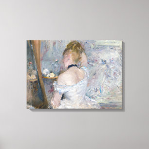 Toile Berthe Morisot - Femme à sa Toilette