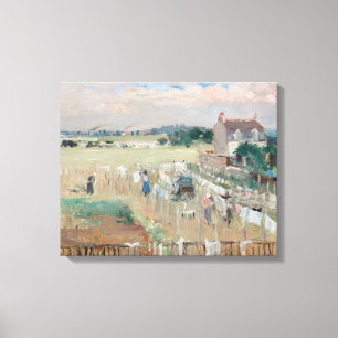 Toile Berthe Morisot - Suspendre le linge pour sécher