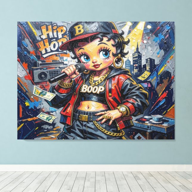 TOILE BETTY BOOP-4A (Insitu (Plancher de Bois))