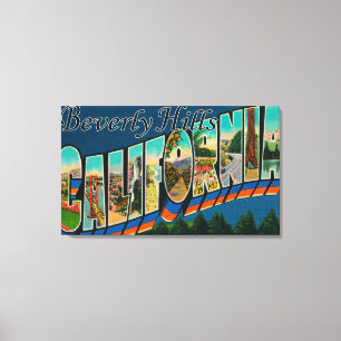 Toile Beverly Hills, la Californie - grandes scènes de