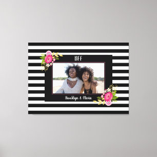 Toile BFF Best Friends Forever Photo Block