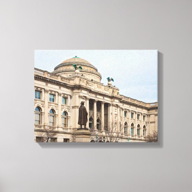 Toile bibliothèque publique de style renaissance à milwa (Recto)