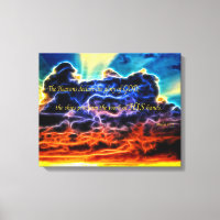 Biblique Électrifié Cumulus Nuages Skyscape