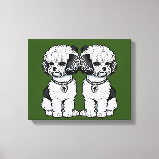 Toile Bichon Frise (Recto)