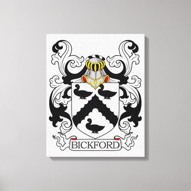 Toile Bickford Family Crest (Recto)