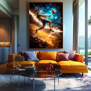 Toile Bicycle Kick Legend - Sport Dynamique - Football