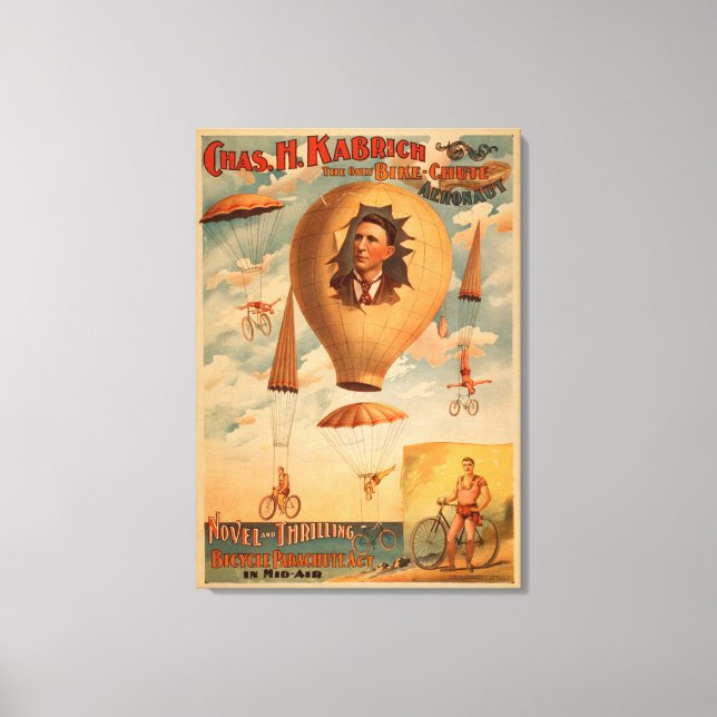 Toile Bicycle Parachute en plein air (Recto)