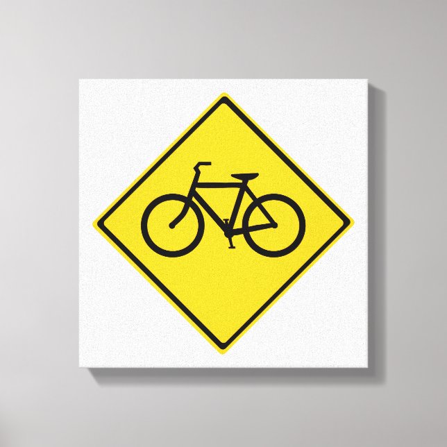 Toile Bicyclette pour panneau routier (Recto)