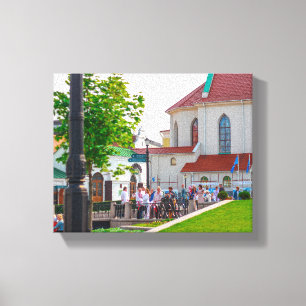 Toile Biélorussie Беларусь Minsk Architecture Paysage ur