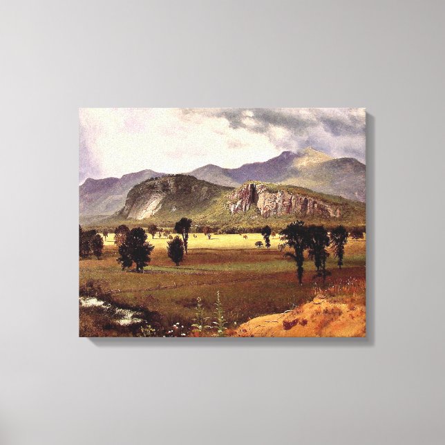 Toile Bierstadt - Moat Mountain, New Hampshire (Recto)