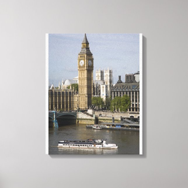 Toile Big Ben et la Tamise (Recto)