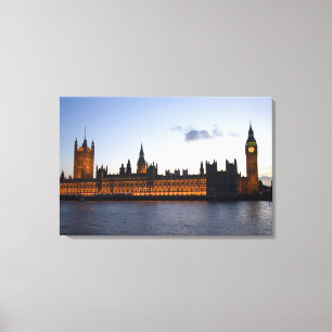Toile Big Ben et les Chambres du Parlement dans la ville