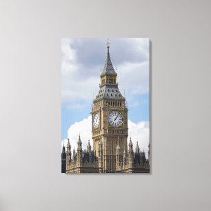 Toile Big Ben et les Chambres du Parlement, Londres,