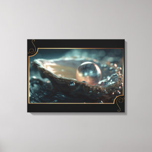 Toile Bijoux de la nature Perles d'huîtres