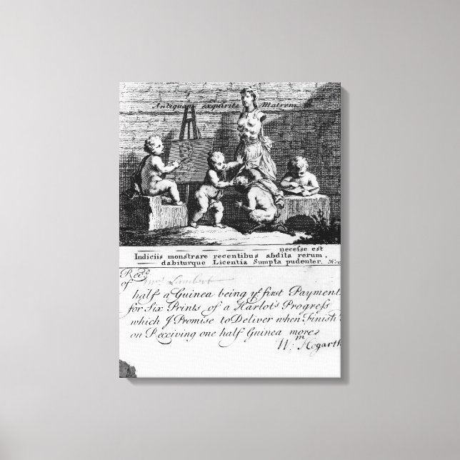 Toile Billet d'abonnement pour 'A Harlot's (Recto)