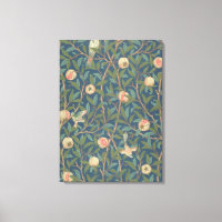 'Bird and Pomegrenate' Wallpaper Design, printed b