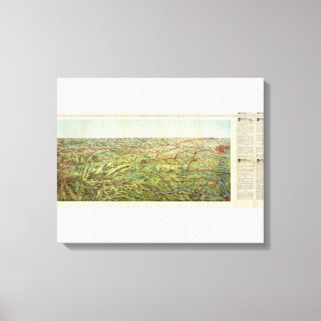 Toile Birdseyes Voir Les Grandes Plaines (Recto)