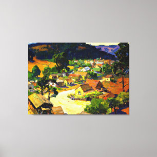 Toile Bischoff - Cambria, un village paisible de Califor