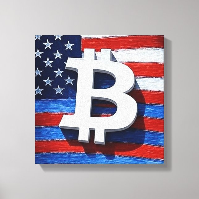 Toile Bitcoin USA (Recto)