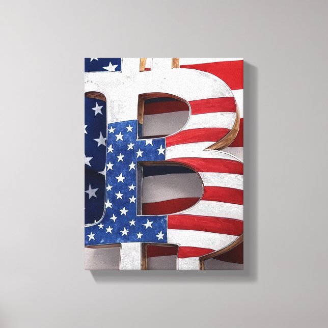 Toile Bitcoin USA (Recto)