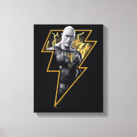 Black Adam Grey et Gold Lightning Graphic