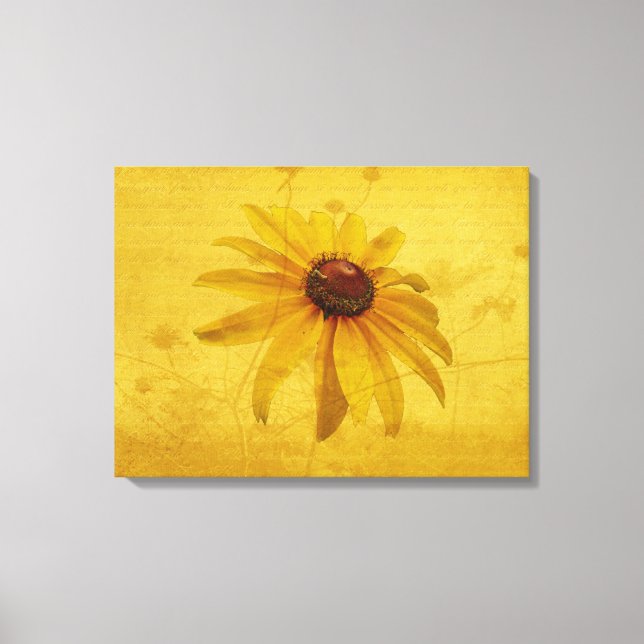 Toile Black Eyed Susan Fleur sauvage (Recto)
