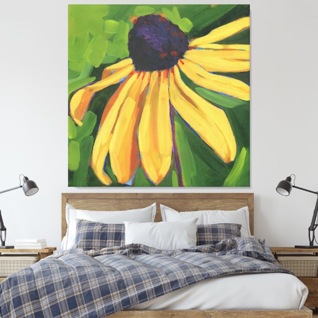 Toile Black Eyed Susan Large Floral (Insitu(Chambre))