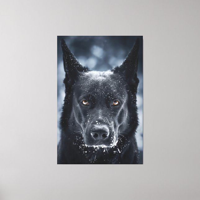 Toile Black German Shepherd (Recto)