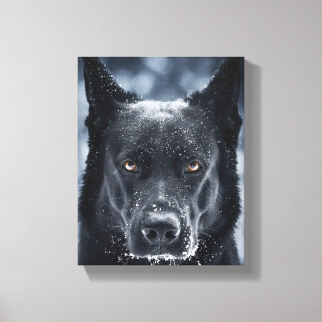 Toile Black German Shepherd (Recto)