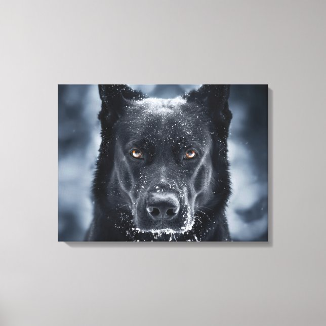 Toile Black German Shepherd (Recto)