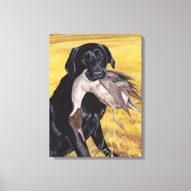 Toile Black Labrador (Recto)