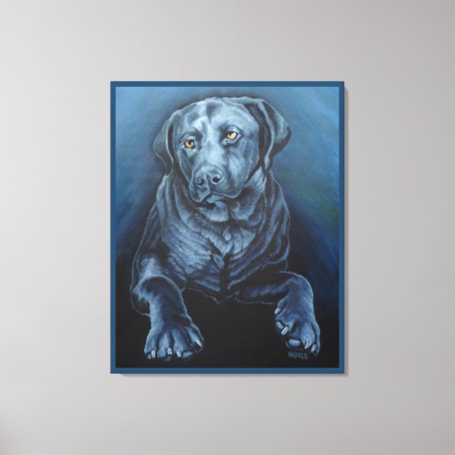 Toile Black Labrador Art Imprimer Français Retriers Impr (Recto)