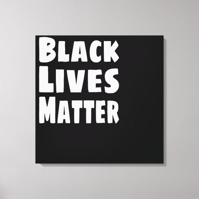 Toile Black Lives Matter BLM (Recto)