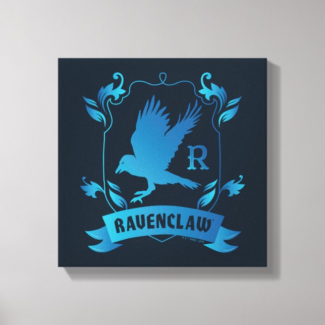 Toile Blason de la maison RAVENCLAW™ orné (Recto)