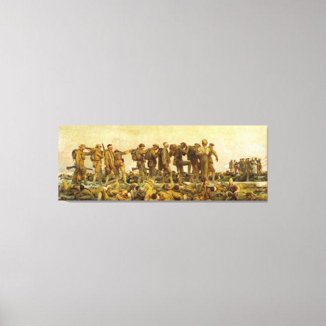 Toile Blessé par John Singer Sargent Première Guerre mon (Recto)