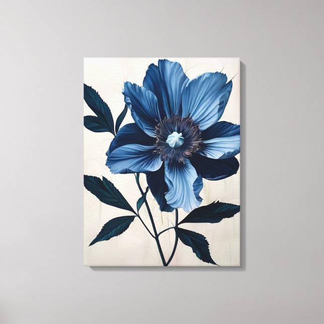 Toile Bleu à couper le souffle (Recto)