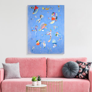 Toile Bleu ciel Kandinsky