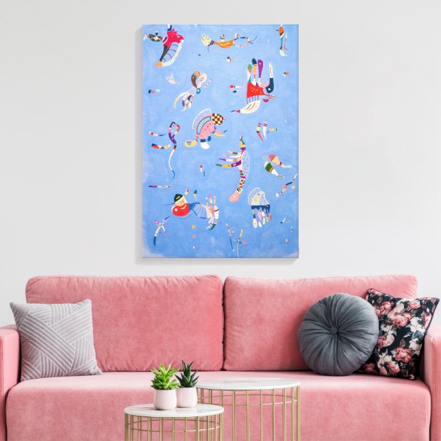 Toile Bleu ciel | Wassily Kandinsky (Insitu(Salon))