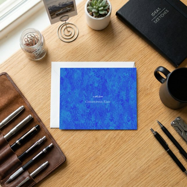 Toile bleu cobalt tacheté (Créateur téléchargé)