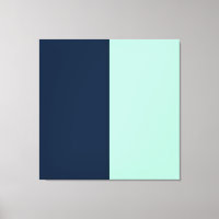 Bleu de marin et menthe