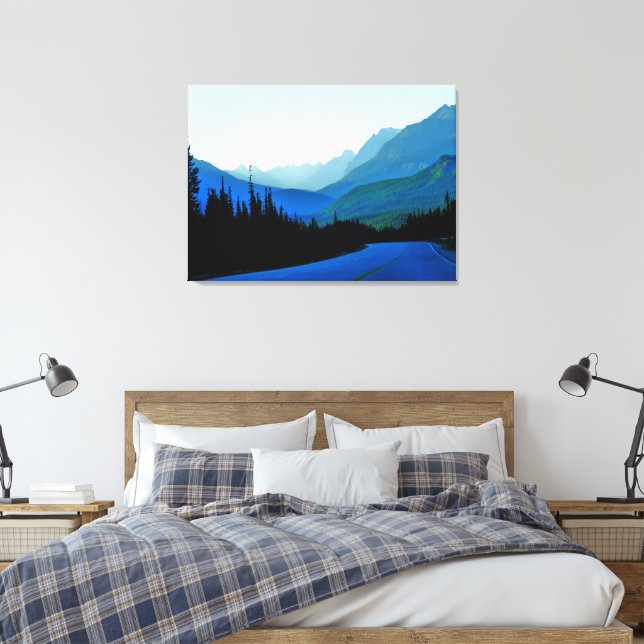 Toile Bleu Jasper de Banff (Insitu(Chambre))