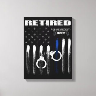 Toile Bleu Ligne mince Grunge Canvas Imprimer